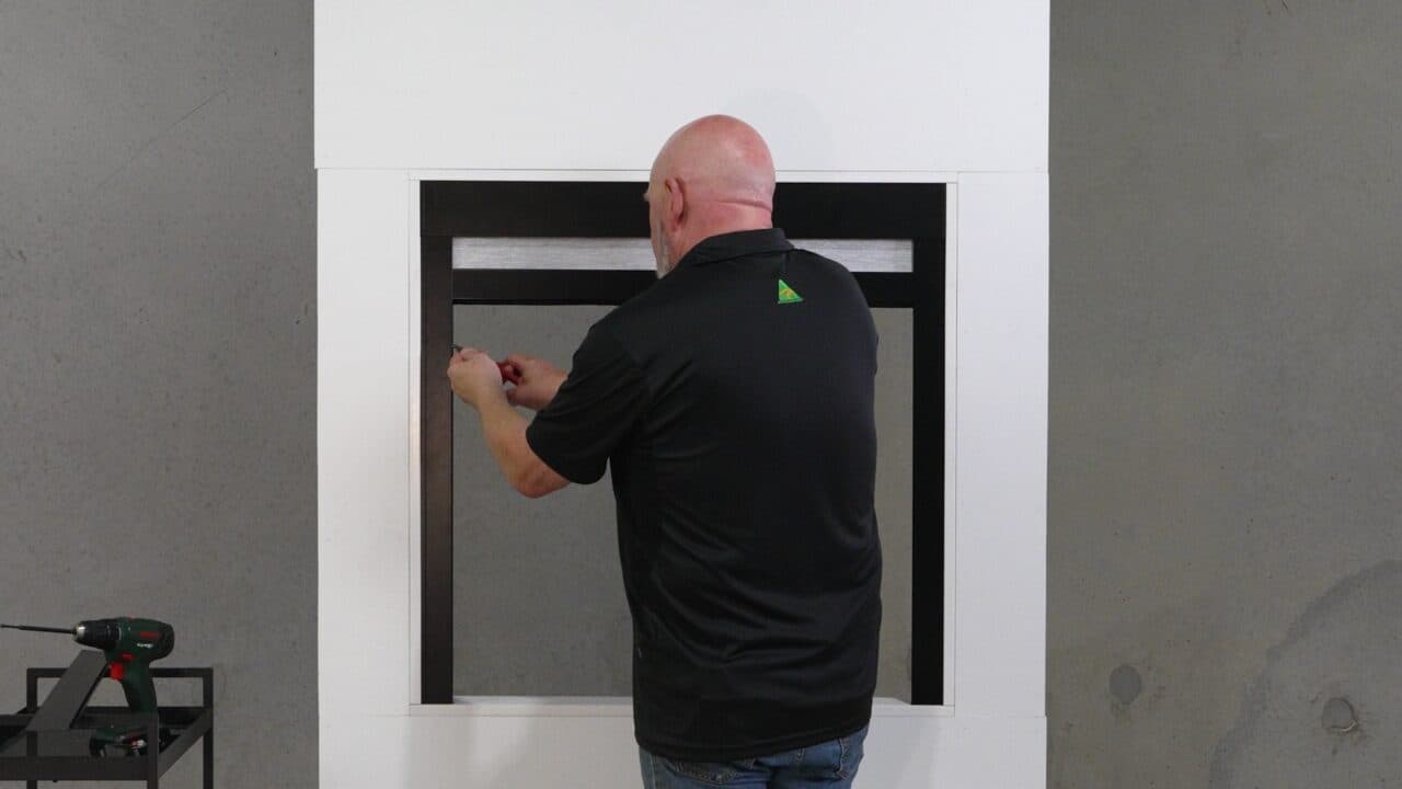 Photo: running the blind down to test.